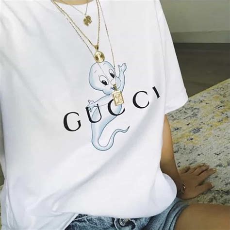 casper the ghost gucci shirt|Casper Ghost x Gucci Embroidered Shirt, Halloween .